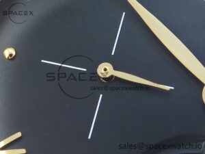 Omega De Ville Power Reserve YG MKF 1:1 Best Edition Black Dial on Black Leather Strap A8810 - Image 13