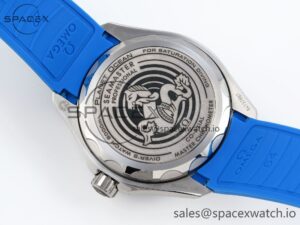 Omega SEAMASTER PLANET OCEAN 6000M ULTRA DEEP 45.5MM SS TF 1:1 BEST EDITION BLUE DIAL BLACK BEZEL ON RUBBER STRAP A2824 - Image 15