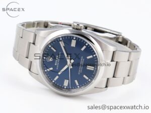 Rolex Oyster Perpetual 126000 36mm VSF 1:1 Best Edition 904L Steel Blue Dial VS3235 - Image 5