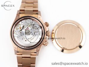 Rolex Daytona 116505 KING 1:1 Best Edition RG Crystal Dial on RG Bracelet SA4130 - Image 18