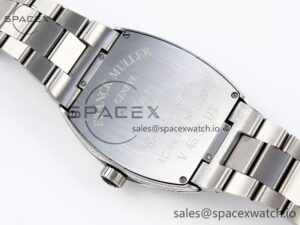 Franck Muller Vanguard SS Full Diamonds ABF Best Edition Diamonds Blue Dial on Diamonds Bracelet A2824 - Image 5