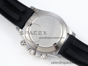Rolex Daytona 116519 SS OMF Best Edition Black Diamonds Dial on Oysterflex Strap A7750 (Slim Movement) - Image 17