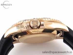 Rolex Yacht-Master 126655 C+SF Best Edition Black Ceramic Bezel on Oysterflex Strap VR3235 - Image 14