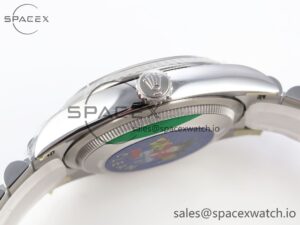 Rolex DateJust 36 126234 Clean 1:1 Best Edition 904L Steel Blue Textured Diamonds Dial on Jubilee Bracelet VR3235 - Image 14