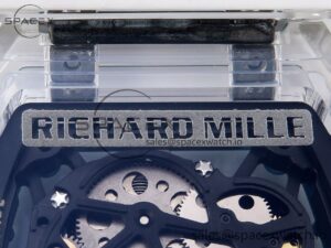 Richard Mille RM055 Transparent SONIC Best Edition Skeleton Blue Dial on White Nylon Strap Clone RMUL2 - Image 17