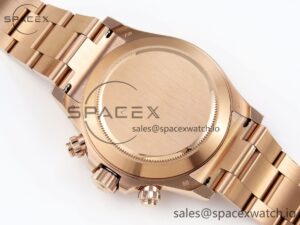 Rolex Daytona 116505 RG OMF Best Edition White Dial on RG Bracelet A7750 (Slim Movement) - Image 17