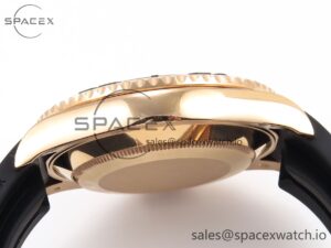 Rolex Yacht-Master 126655 C+SF Best Edition Black Ceramic Bezel on Oysterflex Strap VR3235 - Image 13
