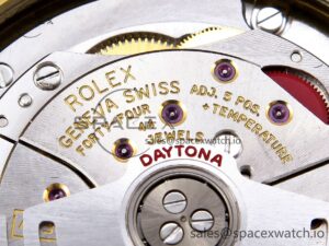 Rolex Daytona 116508 KING 1:1 Best Edition Black/YG Diamonds Dial on YG Bracelet SA4130 - Image 23