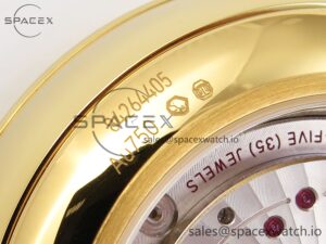 Omega De Ville Power Reserve YG MKF 1:1 Best Edition Black Dial on Black Leather Strap A8810 - Image 23