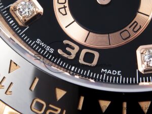 Rolex Daytona 116515 Clean 1:1 Best Edition Black Diamonds Dial on Oysterflex Strap SA4130 V2 - Image 12