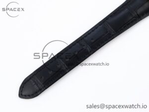 Omega De Ville Power Reserve YG MKF 1:1 Best Edition Black Dial on Black Leather Strap A8810 - Image 25