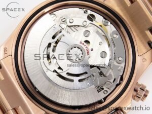Rolex Daytona 116505 RG OMF Best Edition Black/RG Dial on RG Bracelet A7750 (Slim Movement) - Image 20
