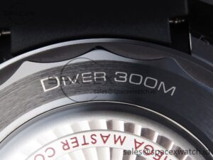 SEAMASTER 300M 43.5MM BLACK CERAMIC VSF 1:1 BEST EDITION BLACK DIAL RG BEZEL ON BLACK RUBBER STRAP A8806 - Image 21