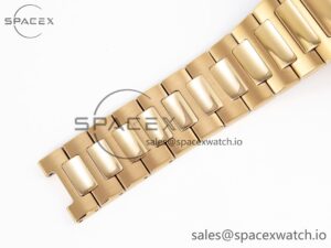 Patek Philippe NAUTILUS 7118 LADIES RG PPF 1:1 BEST EDITION WHITE DIAL ON RG BRACELET 324CS - Image 26