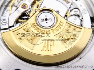 Audermars Piguet Royal Oak 41mm Frosted SS APSF 1:1 Best Edition Black Textured Dial on SS Bracelet SA3120 Super Clone - Image 19