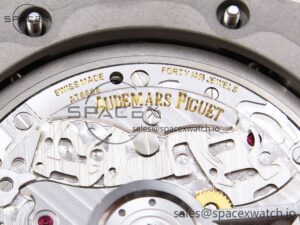 Audermars Piguet Royal Oak Offshore 44mm SS Bezel APF 1:1 Best Edition Blue/Silver Dial on Blue Rubber Strap A4401 - Image 23