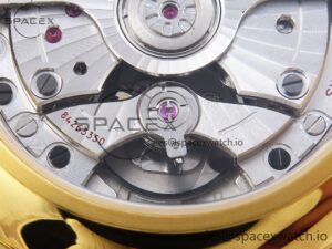 Omega De Ville Power Reserve YG MKF 1:1 Best Edition Black Dial on Black Leather Strap A8810 - Image 20