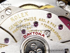 Rolex Daytona 116518 APSF 1:1 Best Edition YG/Black Dial on Oysterflex Rubber Strap SH4130 - Image 21