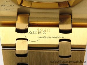 Audermars Piguet Royal Oak Chrono 26331 YG IPF 1:1 Best Edition Blue/YG Dial on YG Bracelet A7750 - Image 26