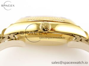 Rolex DayDate 36mm YG/YG Pres Orange Gradient Dial RAF A2834 - Image 13