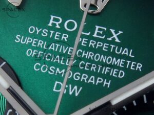 Rolex Daytona DIW Carbon/SS Case and Bezel DIWF Edition Green Dial on Black Nylon Strap A7750 - Image 9