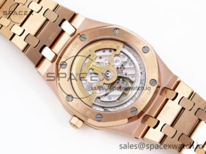 Audermars Piguet Royal Oak 39mm 15202 RG IPF 1:1 Best Edition Blue Textured Dial on RG Bracelet A2121 - Image 16