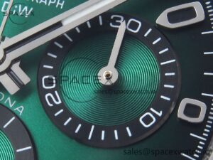 Rolex Daytona DIW Carbon/SS Case and Bezel DIWF Edition Green Dial on Black Nylon Strap A7750 - Image 10