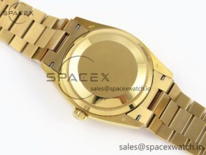 Rolex DayDate 36mm YG/YG Pres Orange Gradient Dial RAF A2834 - Image 14