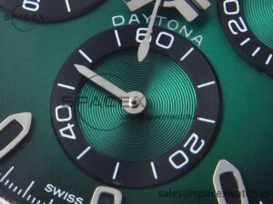 Rolex Daytona DIW Carbon/SS Case and Bezel DIWF Edition Green Dial on Black Nylon Strap A7750 - Image 11