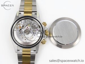 Rolex Daytona 116503 Clean 1:1 Best Edition White Dial Arabic Markers on SS/YG Bracelet SA4130 V2 - Image 19