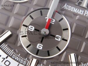 Audermars Piguet Royal Oak Offshore 44mm Black Ceramic APF 1:1 Best Edition Gray Dial on Black Rubber Strap A3126 - Image 11