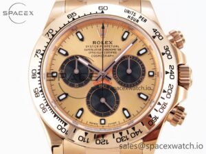 Rolex Daytona 116505 KING 1:1 Best Edition RG/Black Dial on RG Bracelet SA4130 - Image 2