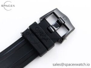 SEAMASTER 300M 43.5MM BLACK CERAMIC VSF 1:1 BEST EDITION BLACK DIAL RG BEZEL ON BLACK RUBBER STRAP A8806 - Image 28