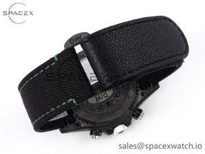 Rolex Daytona DIW Carbon/SS Case and Bezel DIWF Edition Green Dial on Black Nylon Strap A7750 - Image 16