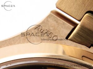 Patek Philippe NAUTILUS 7118 LADIES RG PPF 1:1 BEST EDITION WHITE DIAL DIAMONDS BEZEL ON RG BRACELET 324CS - Image 21