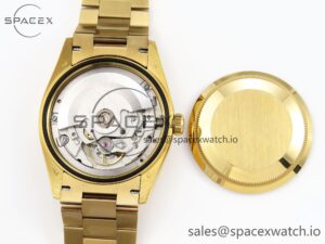 Rolex DayDate 36mm YG/YG Pres Orange Gradient Dial RAF A2834 - Image 15