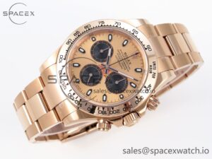 Rolex Daytona 116505 KING 1:1 Best Edition RG/Black Dial on RG Bracelet SA4130 - Image 6