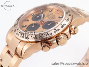 Rolex Daytona 116505 KING 1:1 Best Edition RG/Black Dial on RG Bracelet SA4130 - Image 7