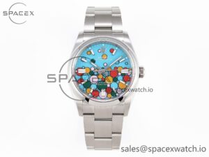Rolex Oyster Perpetual 126000 36mm EWF 1:1 Best Edition 904L Steel Celebration Dial A3230
