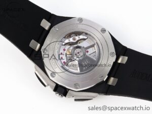 Audermars Piguet Royal Oak Offshore 44mm Black Ceramic APF 1:1 Best Edition Gray Dial on Black Rubber Strap A3126 - Image 17