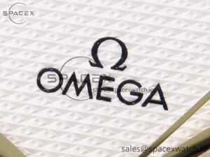 Omega De Ville Date YG MKF 1:1 Best Edition White Textured Dial Roman Marker on Brown Leather Strap A8800 - Image 9