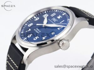 Iwc Pilot Mark XX IW328203 ZF 1:1 Best Edition Blue Dial on Dark Blue Leather Strap A32111 - Image 7