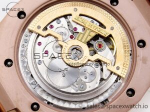 Audermars Piguet Royal Oak 39mm 15202 RG IPF 1:1 Best Edition Black Diamonds Dial on RG Bracelet A2121 - Image 19
