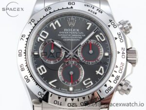 Rolex Daytona 116509 SS OMF Best Edition Gray Numeral Dial on SS Bracelet A7750 (Slim Movement) - Image 2