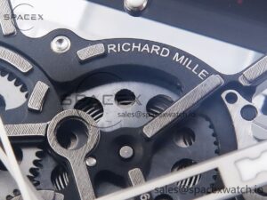 Richard Mille RM035 Transparent SONIC Best Edition Skeleton Dial on Black Nylon Strap Clone RMUL2 - Image 10