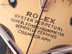 Rolex Daytona 116505 KING 1:1 Best Edition RG/Black Dial on RG Bracelet SA4130 - Image 9