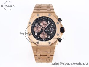 Audemars Piguet Royal Oak Offshore 42mm RG/RG Black/Gold APF A3126