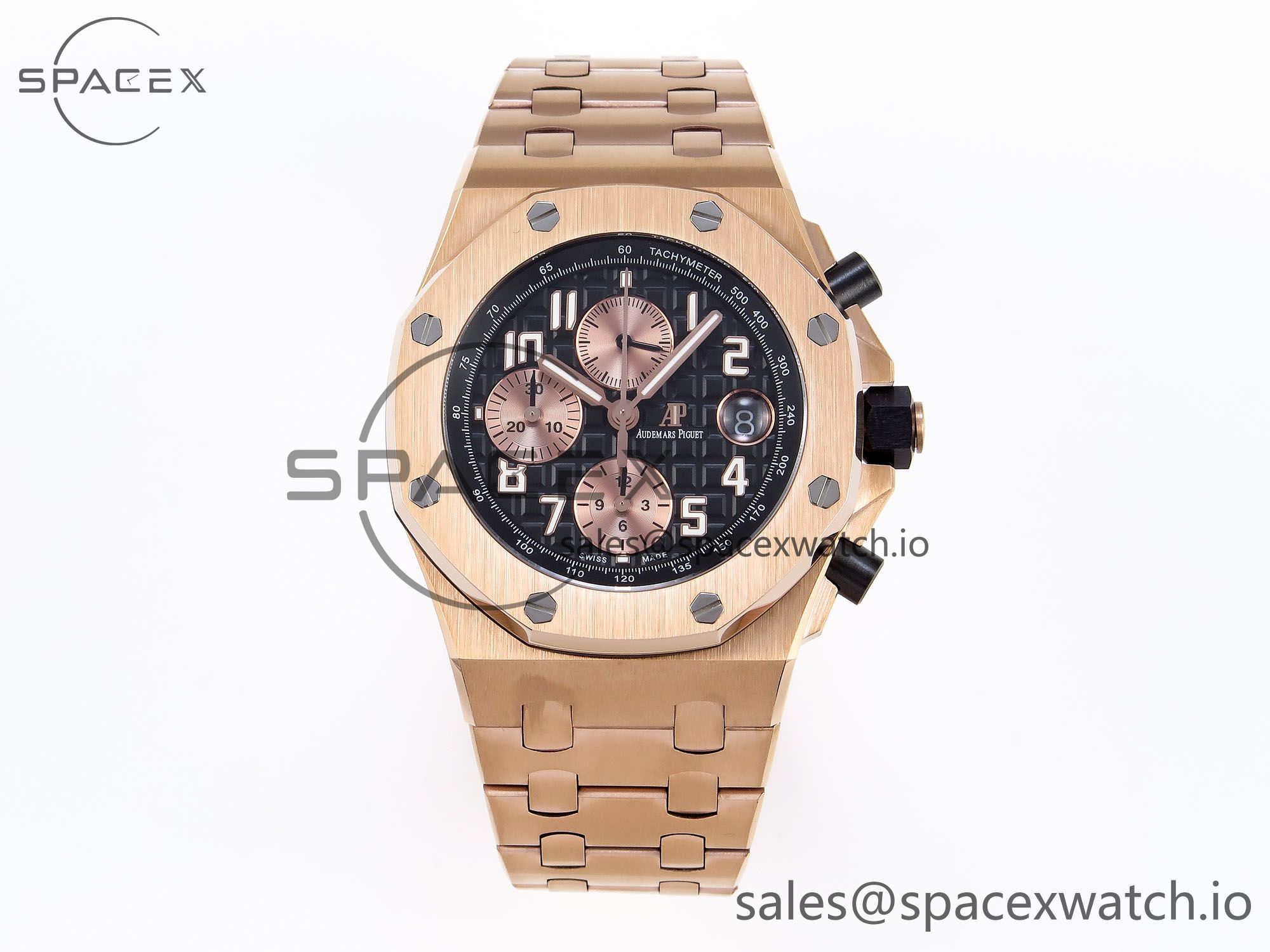 IMG_0050 Audemars Piguet Royal Oak Offshore 42mm RG/RG Black/Gold APF A3126 - Image 1