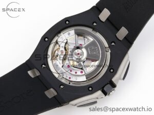 Audermars Piguet Royal Oak Offshore 44mm Black Ceramic APF 1:1 Best Edition Gray Dial on Black Rubber Strap A3126 - Image 18