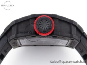 Richard Mille RM035 BLACK CARBON SONIC BEST EDITION SKELETON DIAL ON BLACK RUBBER STRAP CLONE RMUL2 - Image 14